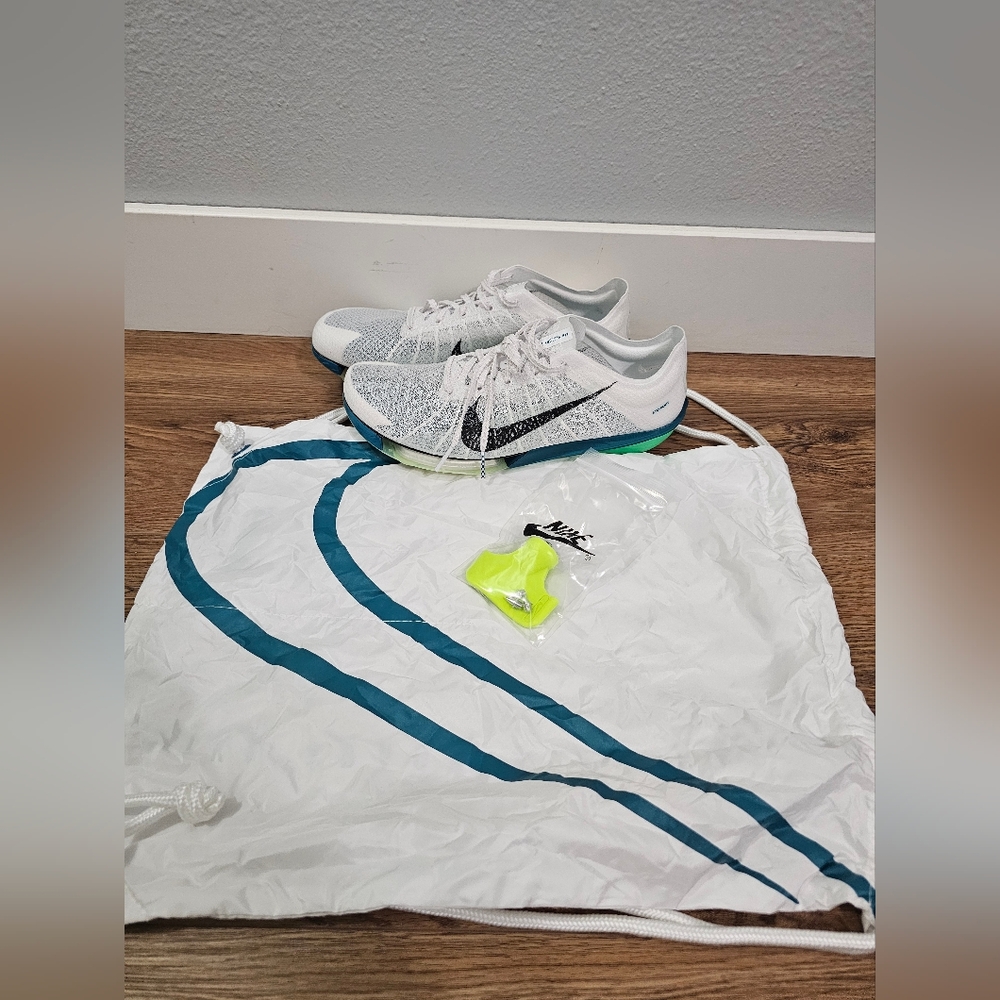 Nike Air Zoom Victory 2 Track Spikes White Green FD8411-100 Men’s Size 8 New